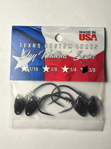 Texas Custom Jig Head Black/Gold 3/8