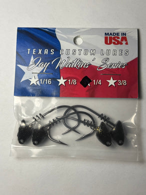 Texas Custom Jig Head Black/Gold 1/4