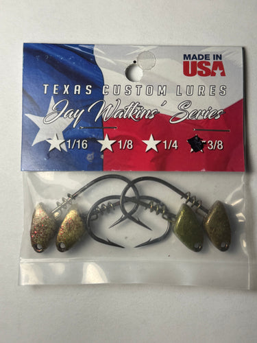 Texas Custom Jig Head Watermelon Red 3/8