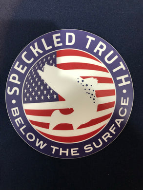 4” Large Round Flag Detail