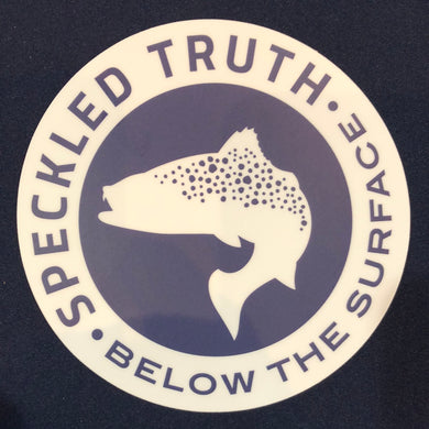 4” Large White Circle Decal