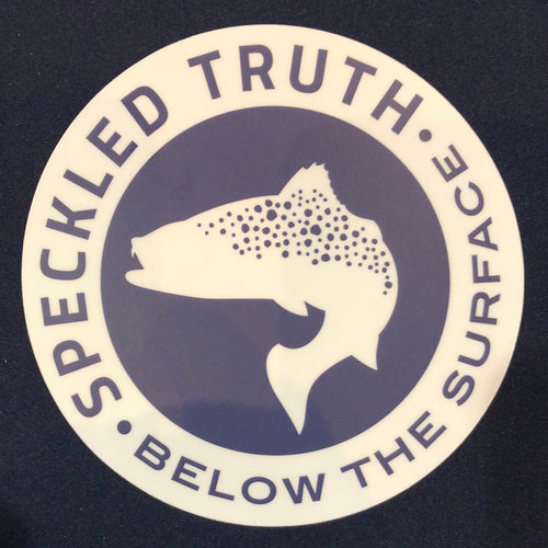 4” Large White Circle Decal